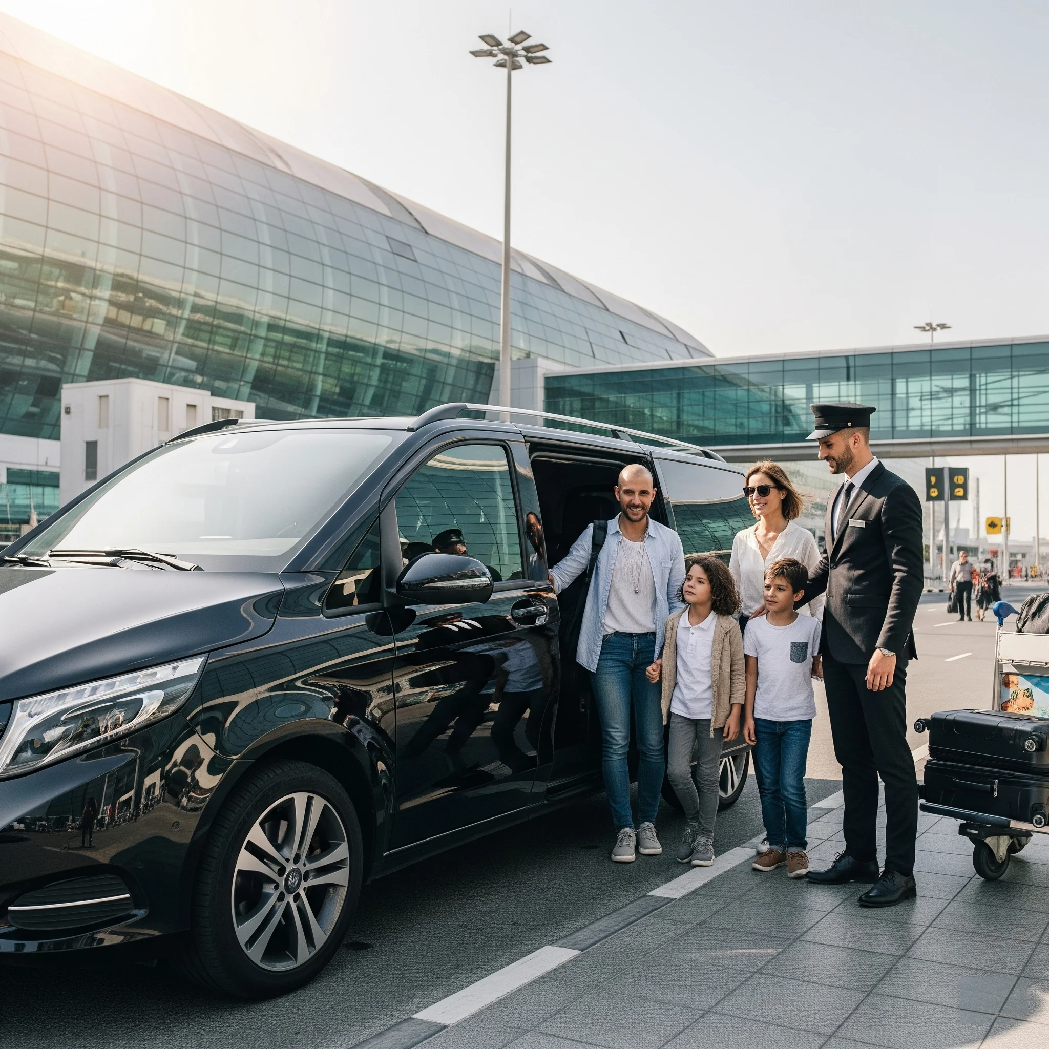 chauffeur airport transfer in Dubai